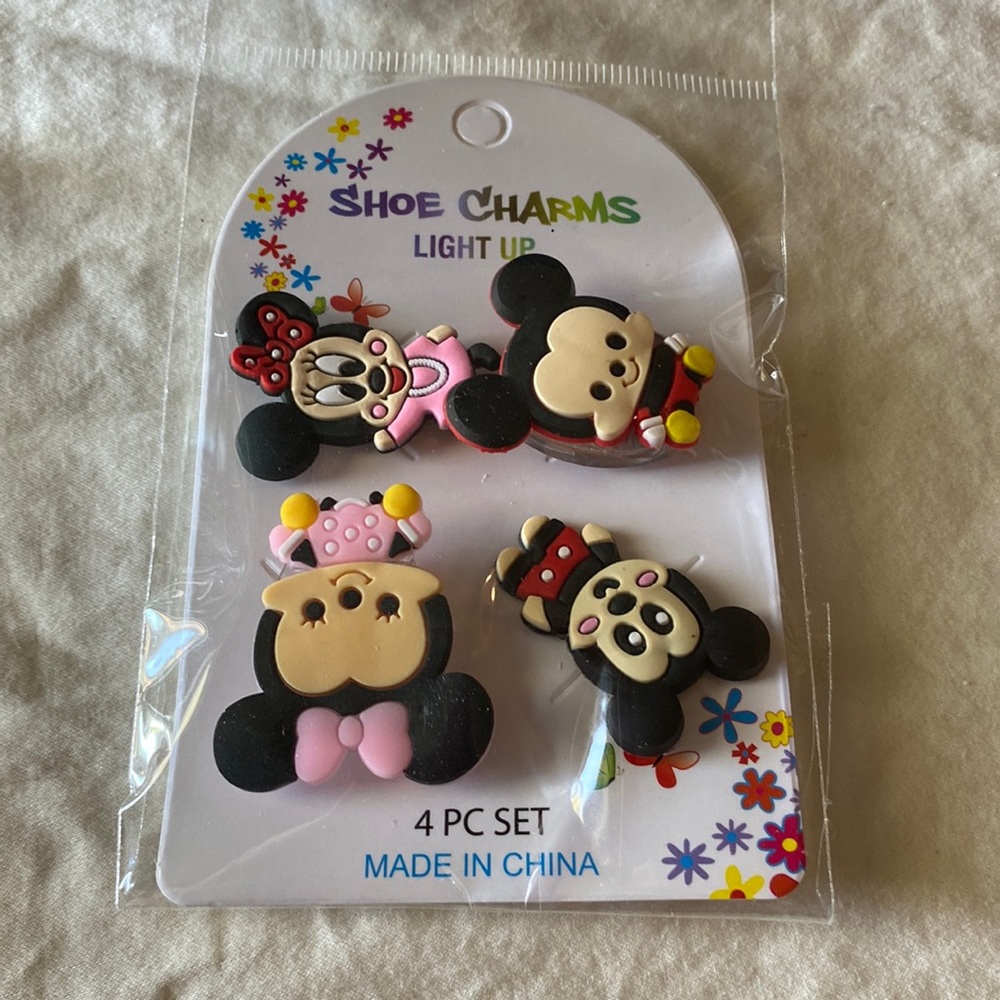 Disney shoe charms